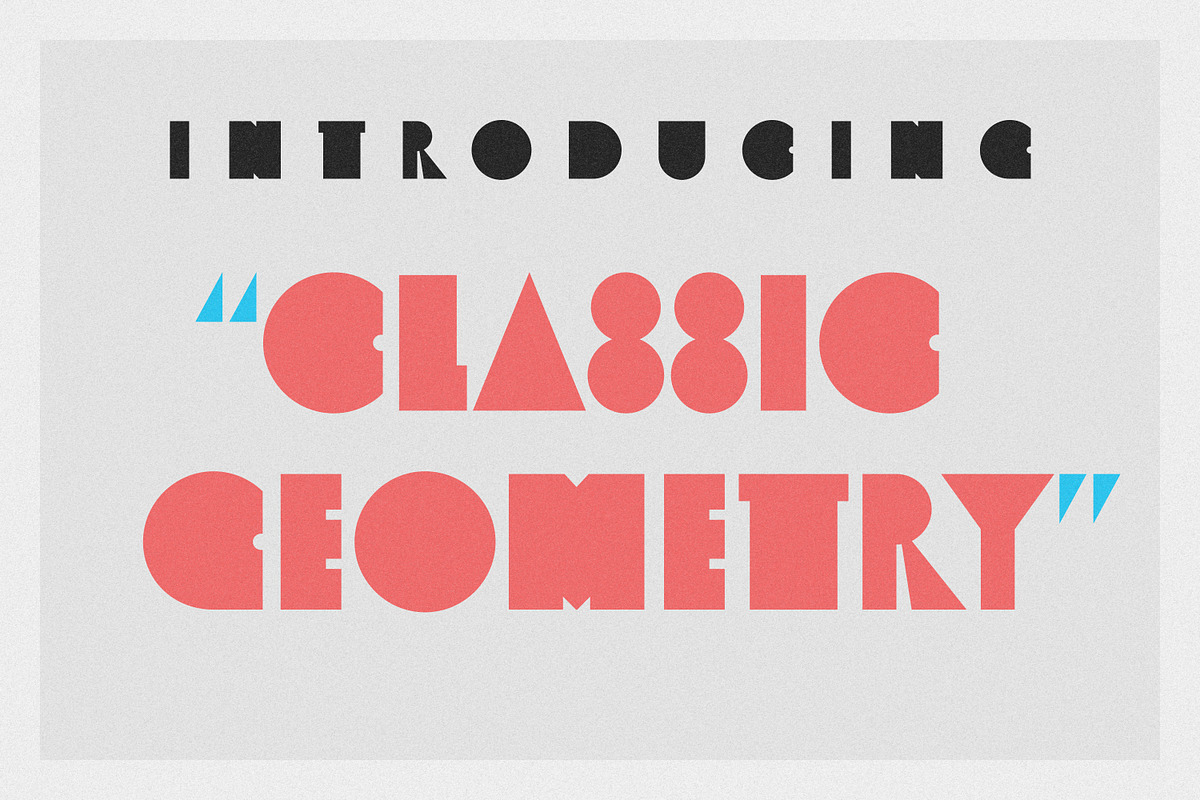 Classic Geometry - Display Font, a Sans Serif Font by Suolahti Type (Photo 2 of 6)