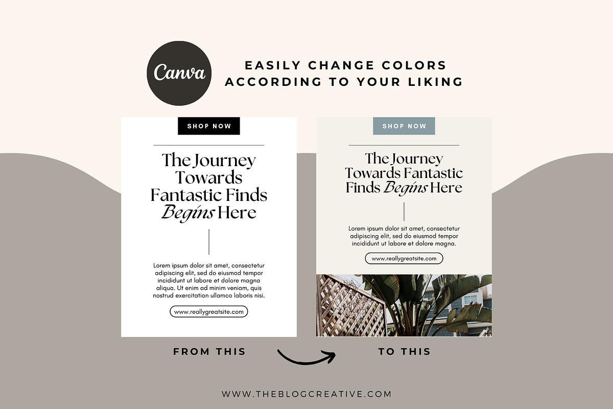 Elegant Instagram Set Canva, a Social Media Template by The Blog Creative (Photo 6 of 8)