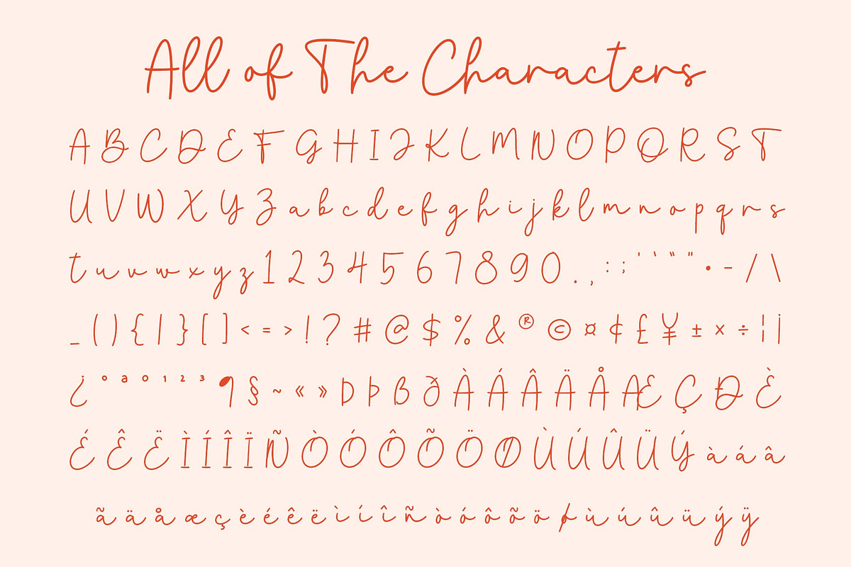 CS Brisa – Monoline Script Font, a Script Font by Craft Supply Co. (Photo 8 of 8)
