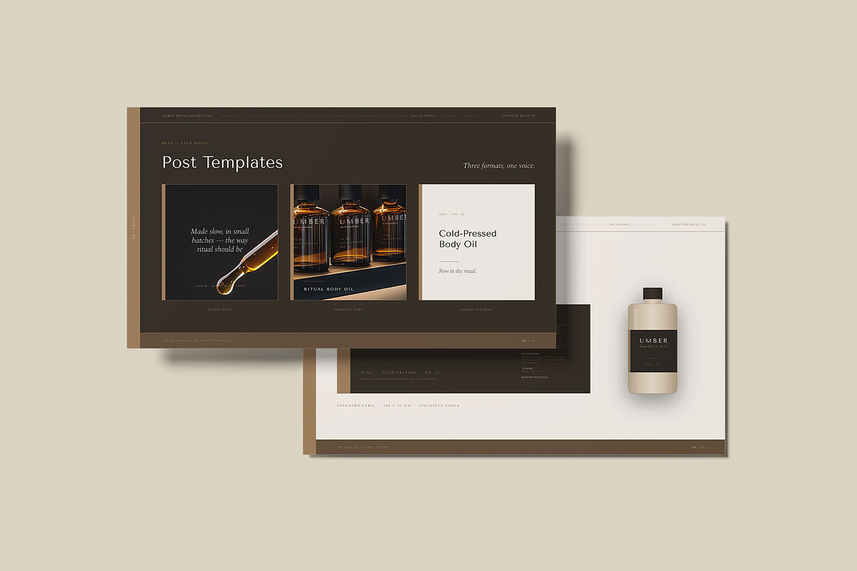 UMBER / Brand Guidelines Template, a Presentation Template by Leleka.Store (Photo 20 of 20)