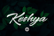 Keshya - Beautiful Script, a Script Font by madeDeduk (Thumbnail 1 of 6)