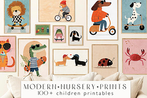 Nursery Eclectical Prints Bundle