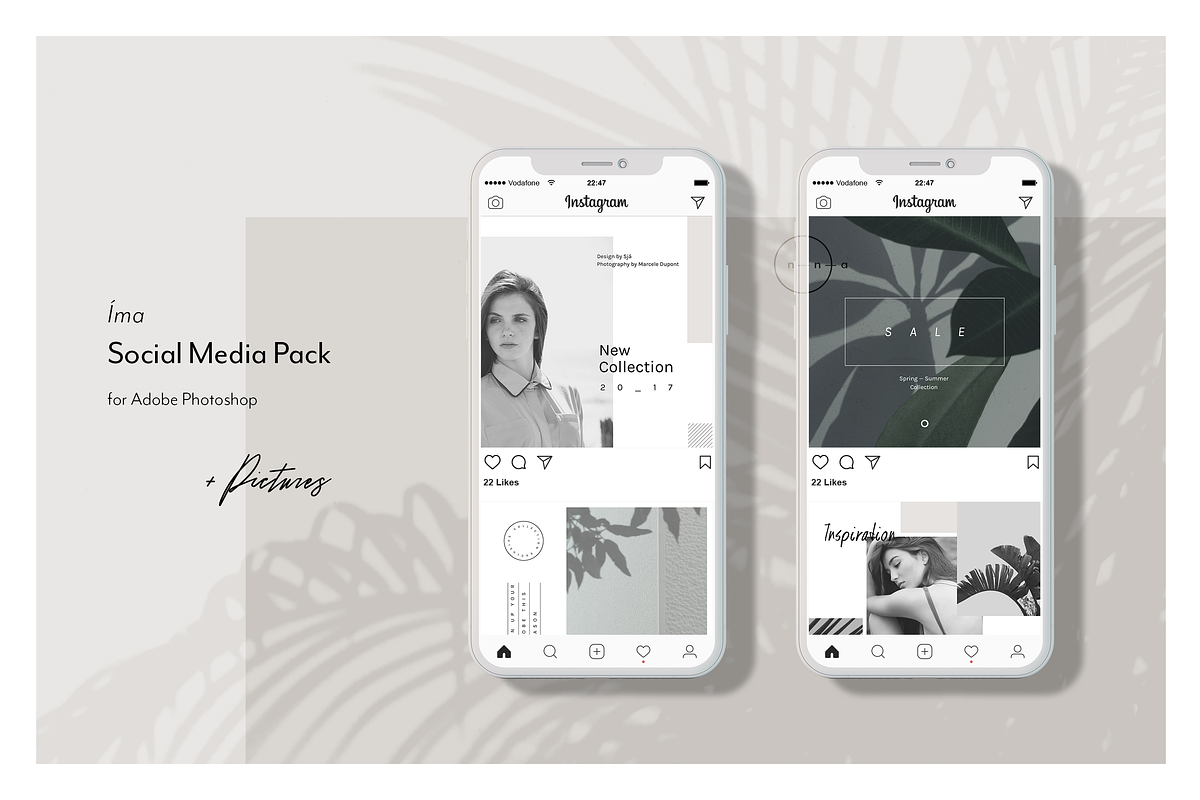 Lifestyle Social Media Pack • Íma, a Social Media Template by Nonola (Photo 1 of 8)