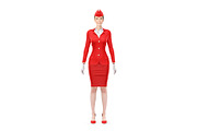 Stewardess Uniform Mockup, a Product Mockup by PSD Market (Thumbnail 3 of 4)