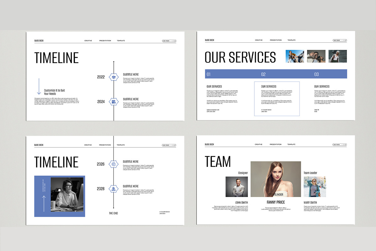 Slide Deck Presentation Template, a Presentation Template by MightyDesign (Photo 4 of 8)