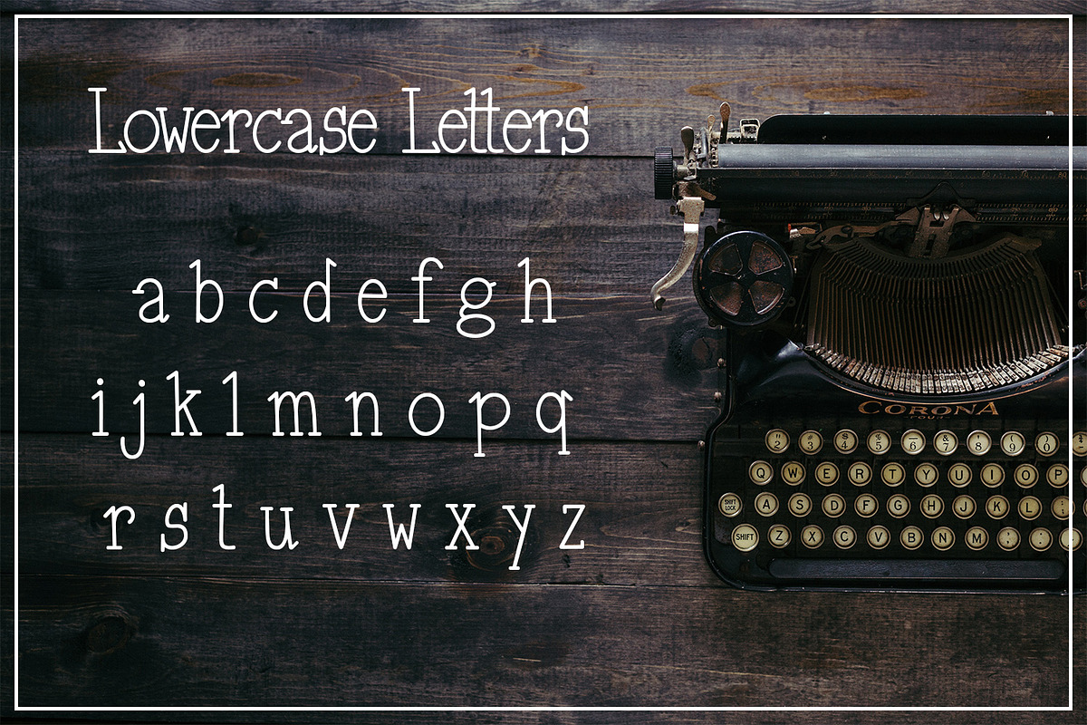 Retro Typewriter - A Classic Font, a Slab Serif Font by Endless Time Graphics (Photo 3 of 7)