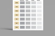Healthy Meal Planner Layout, a Stationery Template by MightyDesign (Thumbnail 7 of 10)