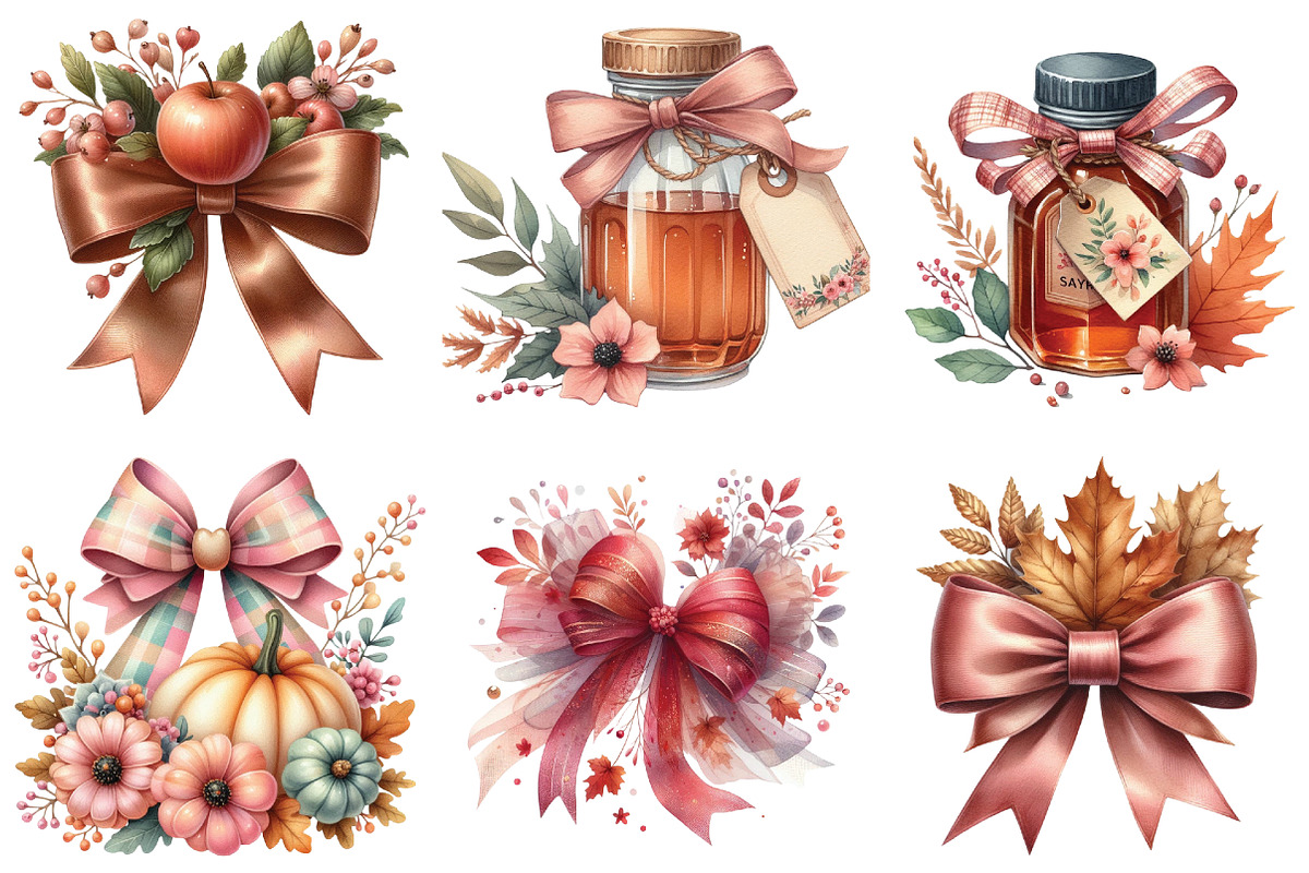 Autumn Collection Clipart, an Illustration by DreamArtGraphic (Photo 2 of 5)