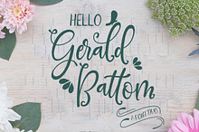 Gerald Battom Script Font DUO