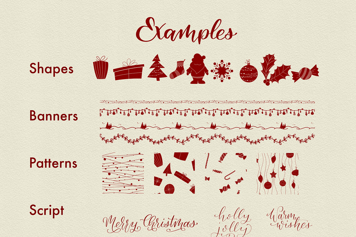 Fancy Christmas Procreate Brushes, a Brush Add-On by buntegalerie (Photo 2 of 4)
