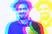 Anaglyph Photoshop Effect, an Action Add-On by S Graphic Studio (Thumbnail 2 of 3)