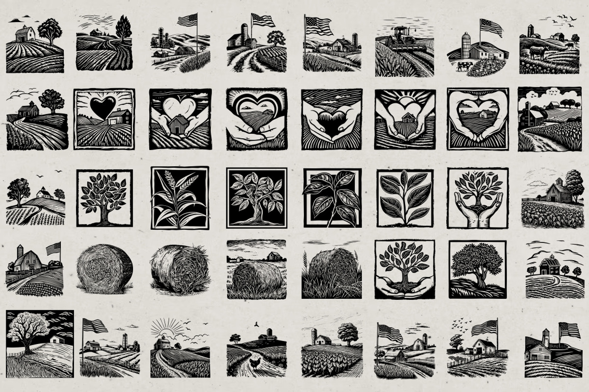 600 Farming illustrations, an Illustration by Nocturnal Wolf (Photo 22 of 23)