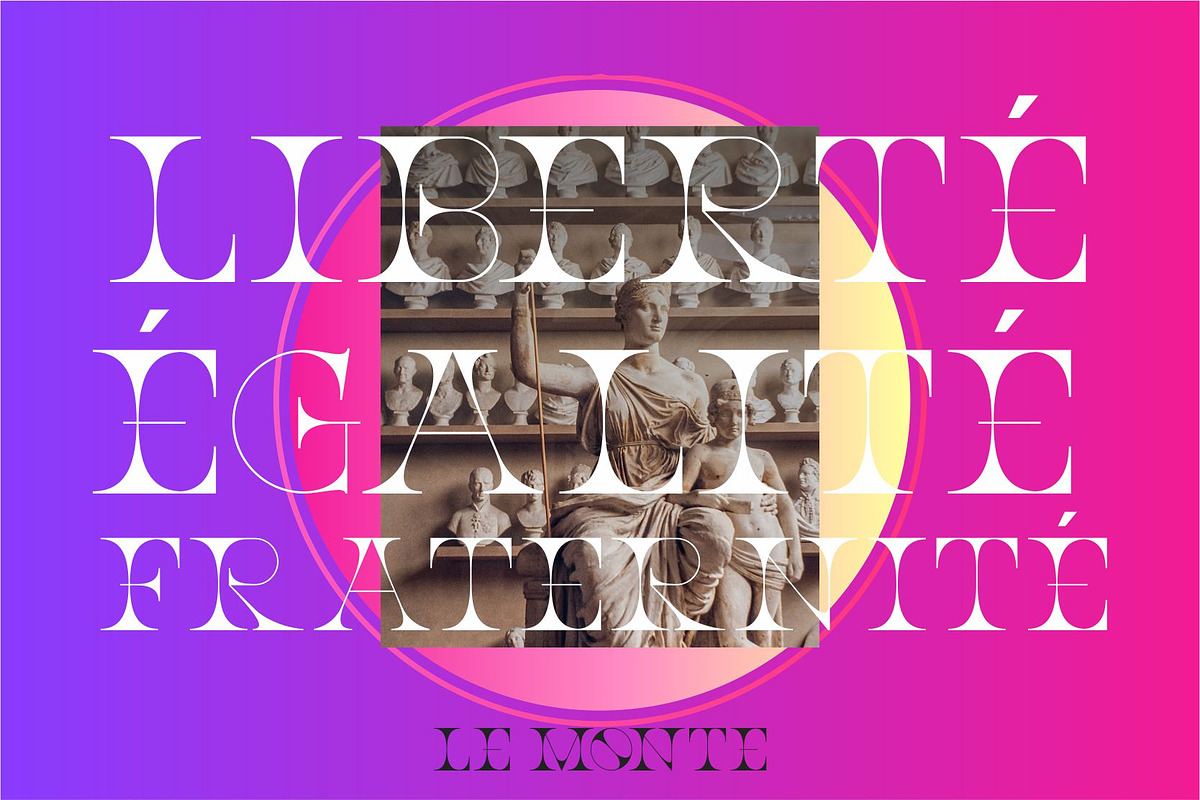Le Monte | Serif Display, a Serif Font by Muntab_Art (Photo 2 of 9)