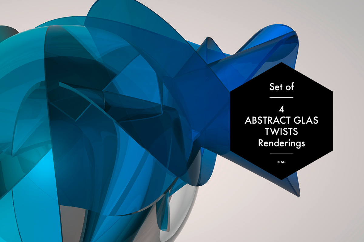 Abstract Glas Twist Set, a Graphic by helloSG (Photo 3 of 3)