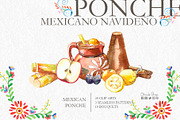 Mexican Ponche Clip Art Watercolor, a Food Illustration by CpandoShop (Thumbnail 1 of 6)