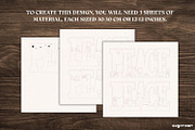 3D Nativity Word Stands SVG Bundle, a Decorative Illustration by svgocean (Thumbnail 7 of 7)