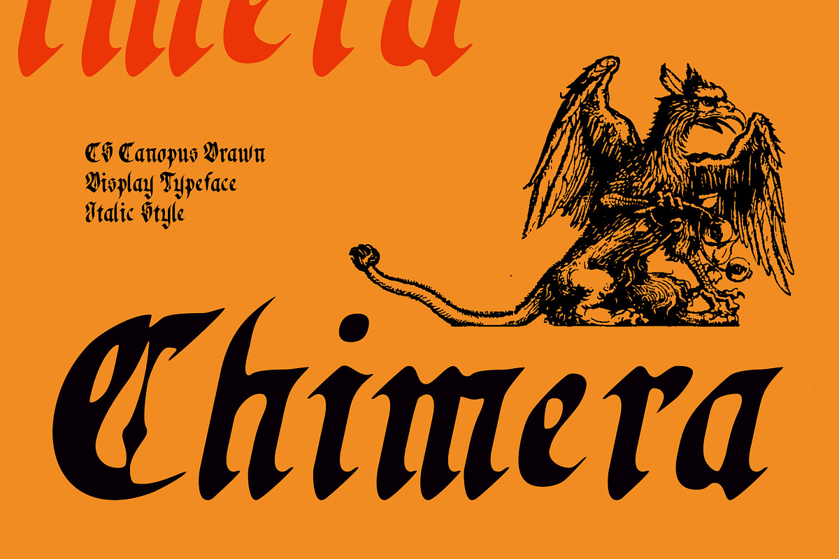 CS Canopus Drawn, a Blackletter Font by Craft Supply Co. (Photo 2 of 8)
