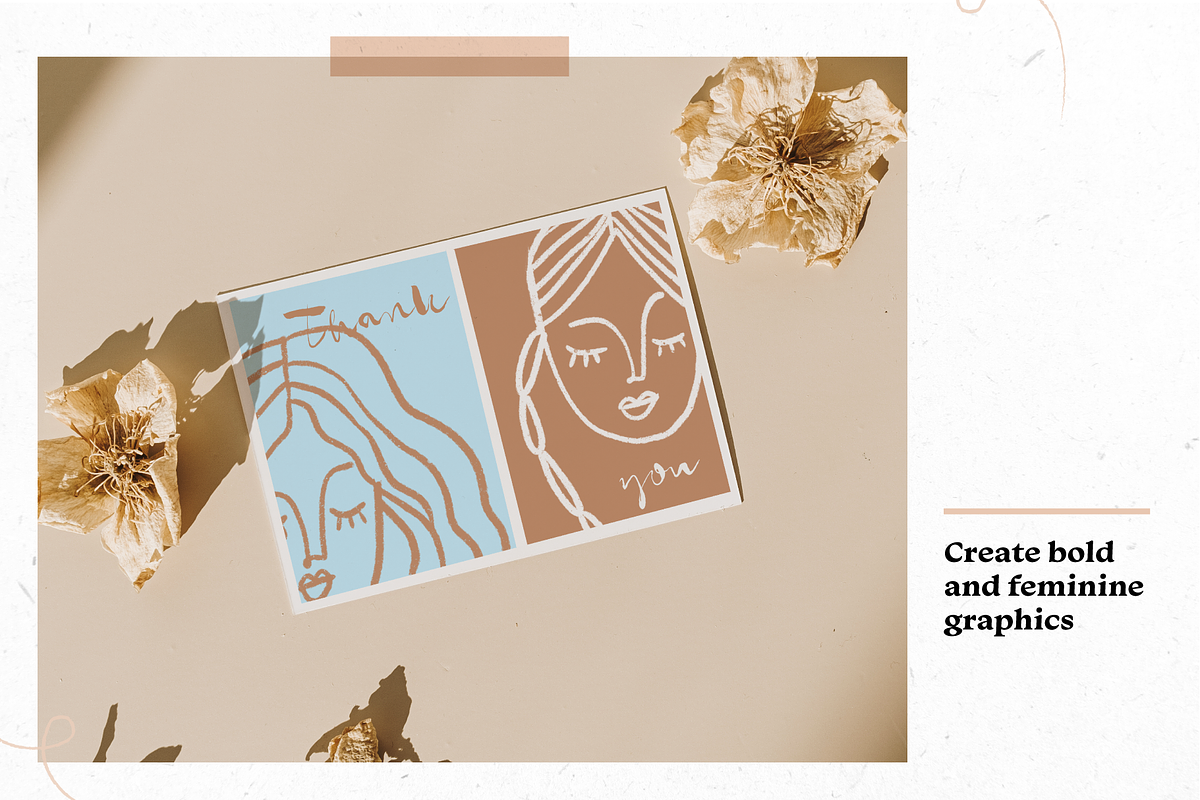 Women Doodles, a Decorative Illustration by Marinastu (Photo 2 of 3)