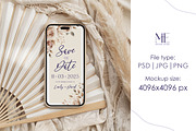 iPhone Screen Invitation Mockup, an iPhone Mockup by Mie Mockup Studio (Thumbnail 3 of 7)