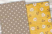 Spring floral junk journal pages, a Pattern Graphic by Shabbypaperboutique (Thumbnail 3 of 4)
