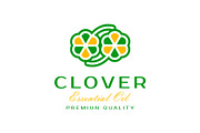 Clover Leaf Logo, a Branding & Logo Template by Buqancreative (Thumbnail 1 of 3)