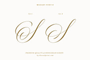 Mozart II - Basic Version, a Script Font by Blessed Print (Thumbnail 11 of 17)