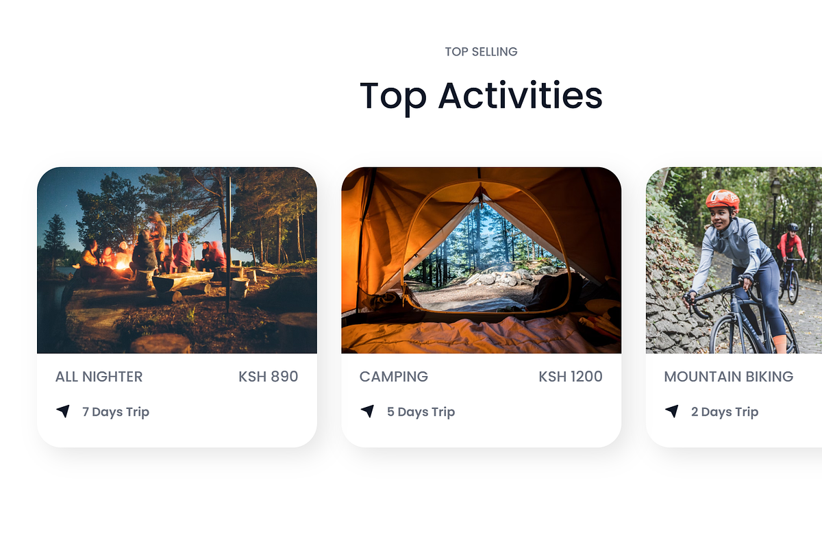Karura–Camping Website Template, a Landing Page Template by NomaTemplates (Photo 6 of 13)