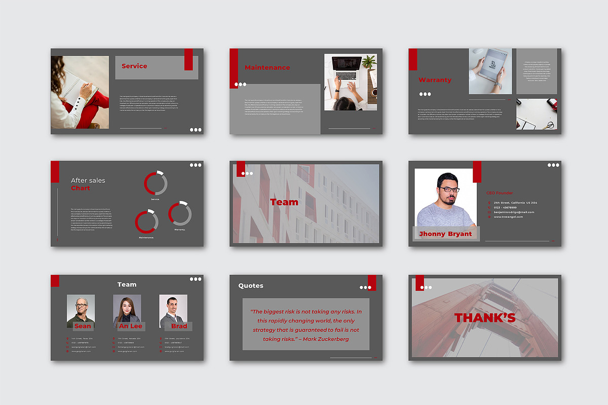 Business Presentation Template, a Presentation Template by TemplArt (Photo 4 of 4)