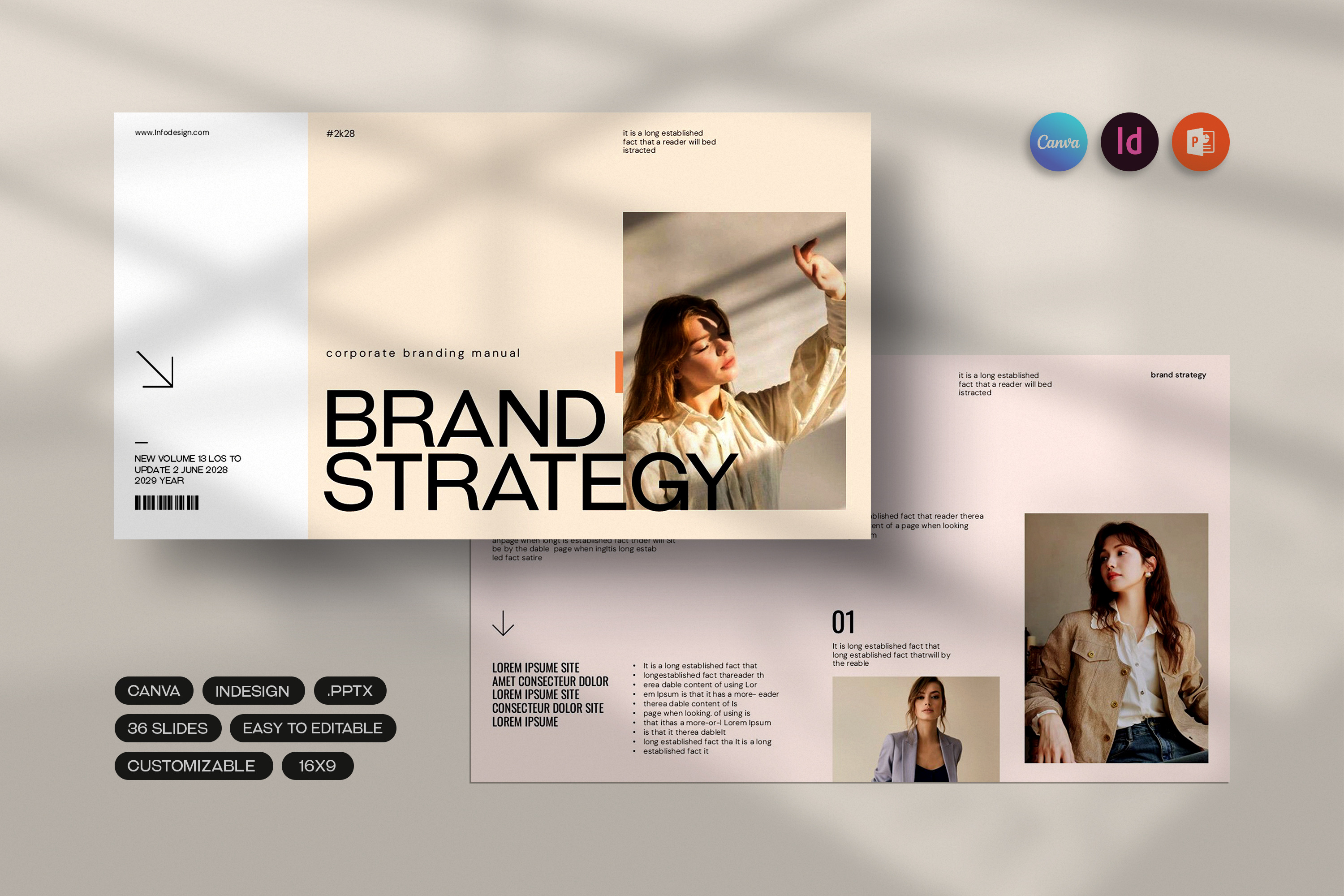 Canva Brand Strategy, a Presentation Template by creathrivestudio