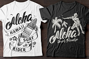 Summer surf t-shirt print, an Illustration by Urbanshop (Thumbnail 4 of 4)