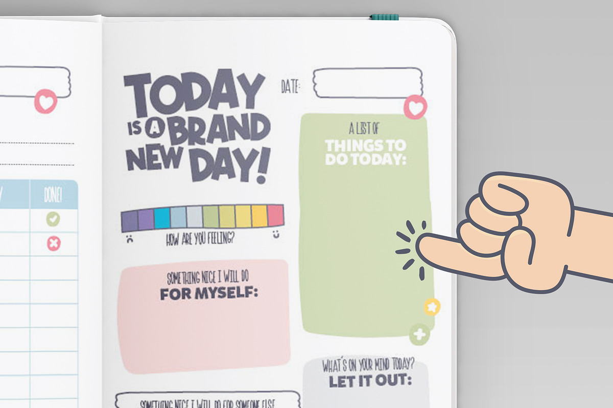 Cool Notepad for Daily Feelings, a Stationery Template by DeLaGranSiete (Photo 8 of 8)
