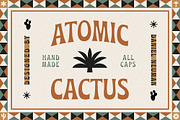 Atomic Cactus | Display Typeface, a Font by Daniel Neuman (Thumbnail 1 of 11)