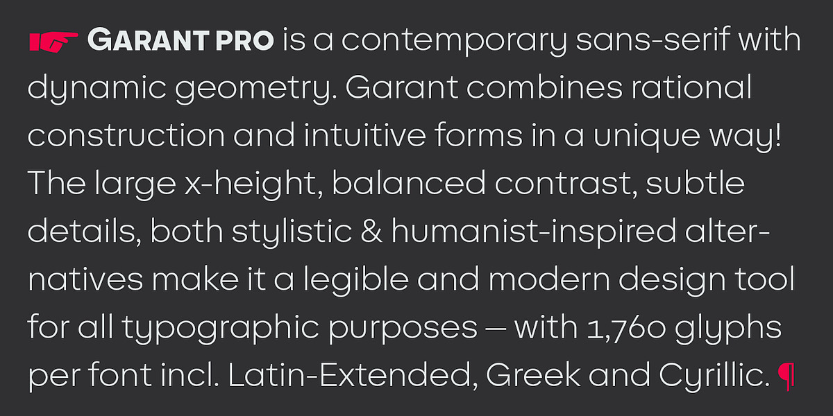 BF Garant Pro, a Sans Serif Font by BrassFonts (Photo 5 of 12)