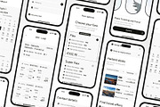 Aviatto -Flight Booking Mobile UI/UX, an UI Kit Template by Base Design Studio (Thumbnail 2 of 4)