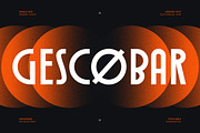 Gescobar – Clean Modern Condensed /, a Sans Serif Font by Typia Nesia (Thumbnail 1 of 12)