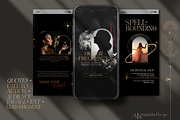 Witchy Spiritual IG Stories Canva, a Social Media Template by ALunadoki Design (Thumbnail 4 of 8)