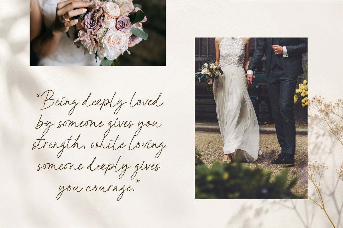 Allura Signature - Handwritten Font, a Script Font by Ainun Jinan (Photo 2 of 9)