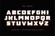 Momster - Halloween Display Font, a Sans Serif Font by Pian45 Studio (Thumbnail 2 of 10)