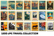 Travel Poster Wall Art Bundle, a Wallpaper Photo by Chipshpow Graphics (Thumbnail 3 of 8)