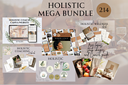 HOLISTIC BUSINESS MEGA BUNDLE, a Branding & Logo Template by Daring Digies (Thumbnail 1 of 9)