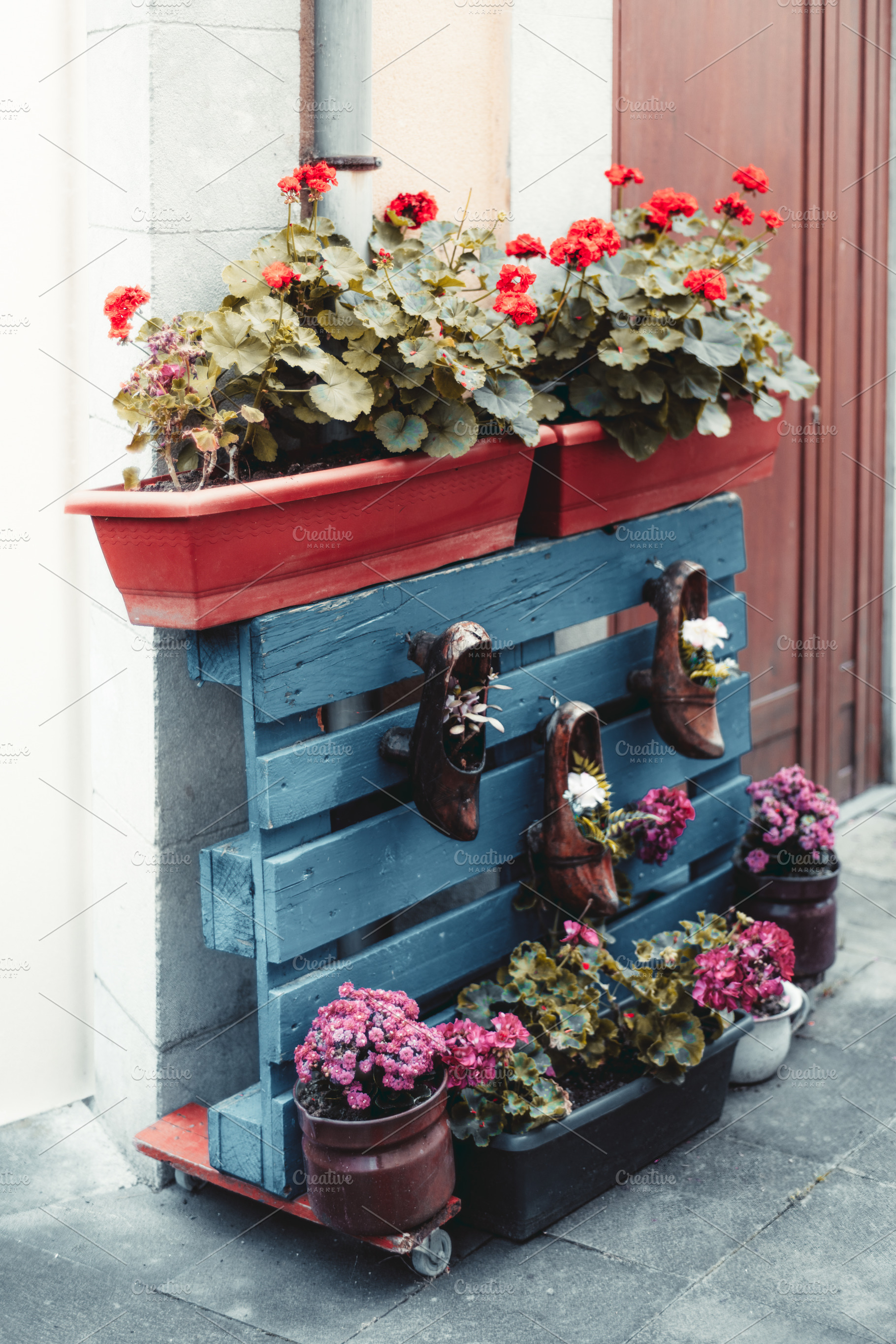 Asturias street flower decor, a Holiday Photo by SkyNext