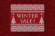 Christmas Knitted Backgrounds, a Pattern Graphic by Sunny Design (Thumbnail 4 of 5)