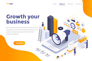Modern flat design isometric graphic, a Templates & Theme by Creative Graphics (Thumbnail 5 of 12)