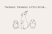 Bergenia, SVG pencil texture font, a Serif Font by Art pages (Thumbnail 6 of 6)
