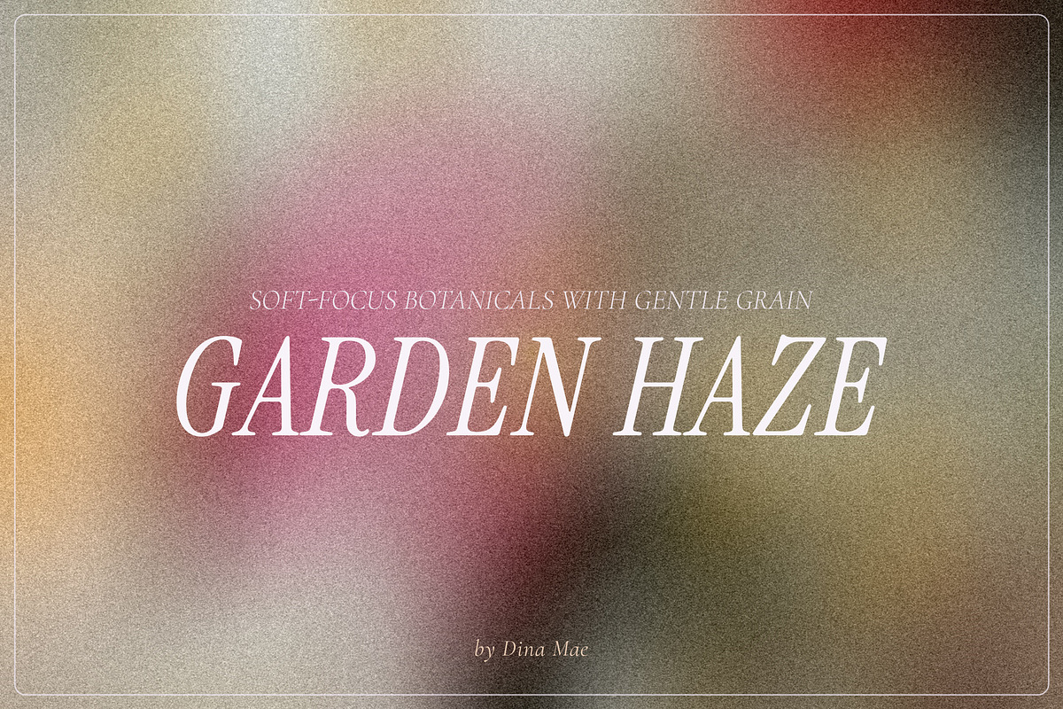 Garden Haze - Blurry Backgrounds, a Background Graphic by Dina Mae (Photo 1 of 14)