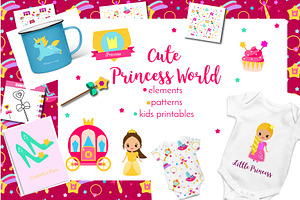 Cute Princess World Set