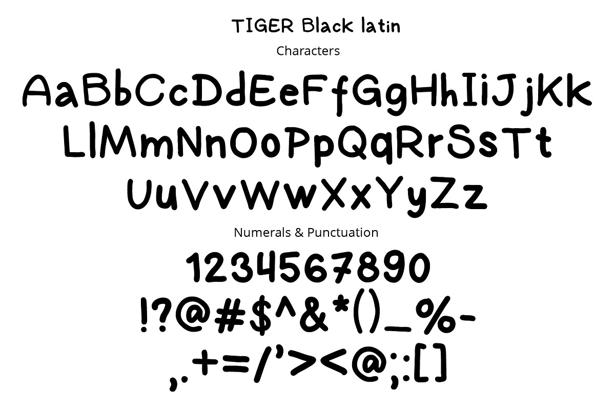 Tiger color font, a Font by Malena (Photo 4 of 7)