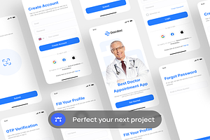 Docdoc - Doctor & Health Care UI KIT