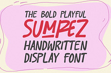 Sumrez Bold Playful Handwritten Font