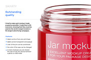 Cosmetic jar mockups bundle, a Packaging Mockup by Smarty Mockups (Thumbnail 3 of 28)